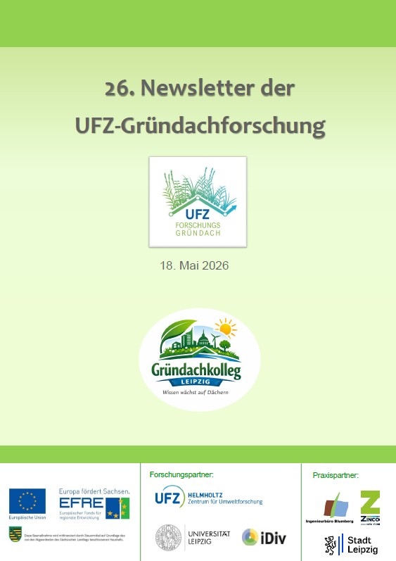 26th UFZ Green Roof Research Newsletter